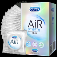 【避孕润滑】AiR空气快感三合一 16只装 杜蕾斯